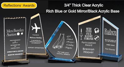 Reflection Series of Acrylic Awards
